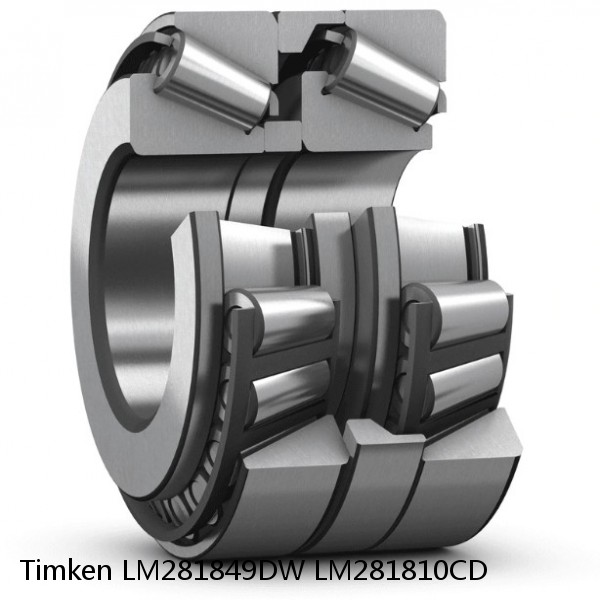LM281849DW LM281810CD Timken Tapered Roller Bearing