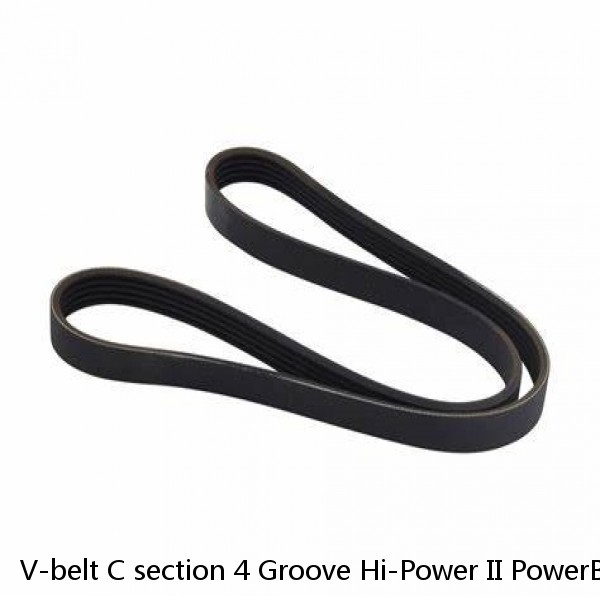 V-belt C section 4 Groove Hi-Power II PowerBand Series 4/C124