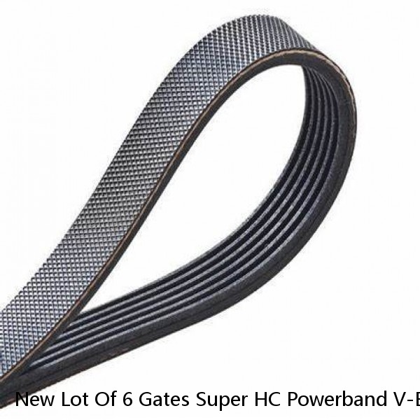 New Lot Of 6 Gates Super HC Powerband V-Belt 3/3V530 9385-3053 Gates ????????