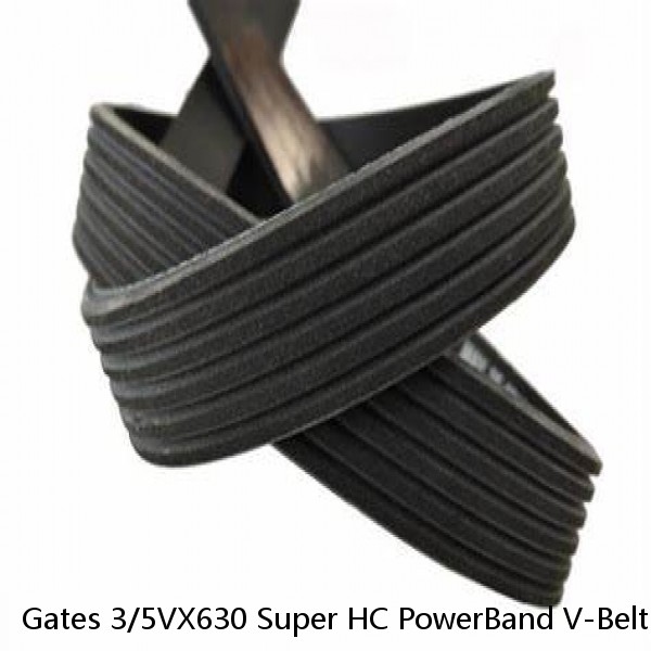 Gates 3/5VX630 Super HC PowerBand V-Belt 63" x 5/8"W x 35/64" H 9389-3063 