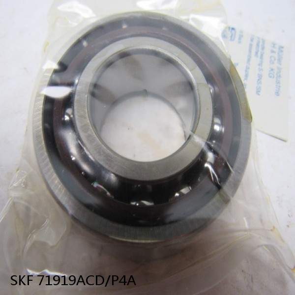 71919ACD/P4A SKF Super Precision,Super Precision Bearings,Super Precision Angular Contact,71900 Series,25 Degree Contact Angle