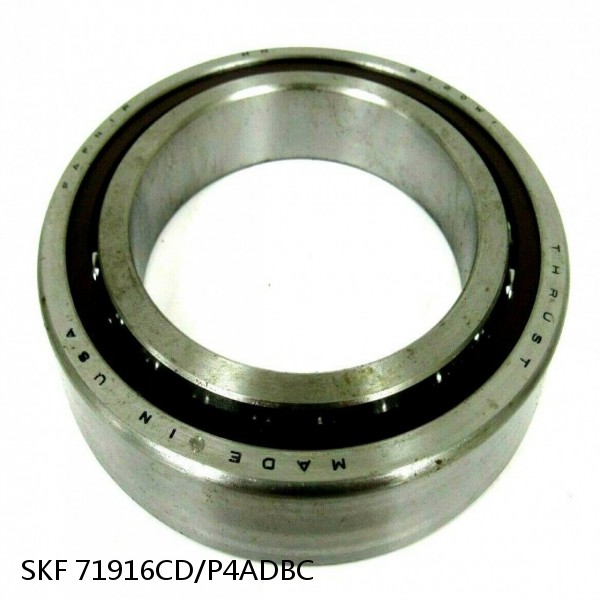 71916CD/P4ADBC SKF Super Precision,Super Precision Bearings,Super Precision Angular Contact,71900 Series,15 Degree Contact Angle