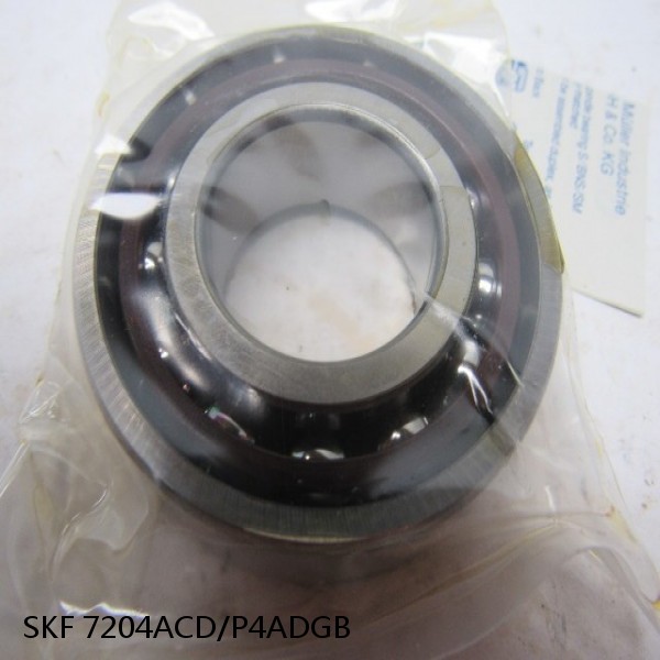 7204ACD/P4ADGB SKF Super Precision,Super Precision Bearings,Super Precision Angular Contact,7200 Series,25 Degree Contact Angle