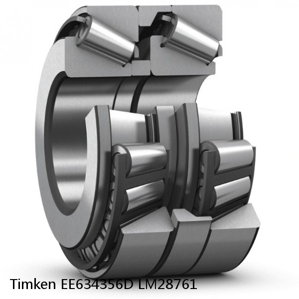 EE634356D LM28761 Timken Tapered Roller Bearing