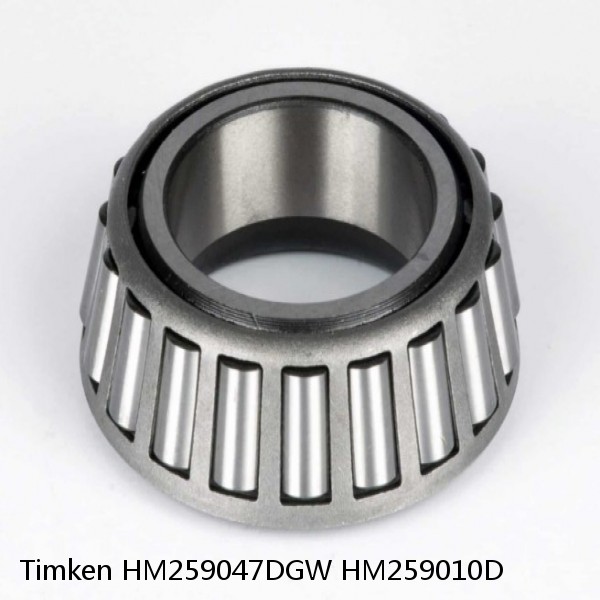 HM259047DGW HM259010D Timken Tapered Roller Bearing