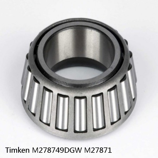 M278749DGW M27871 Timken Tapered Roller Bearing