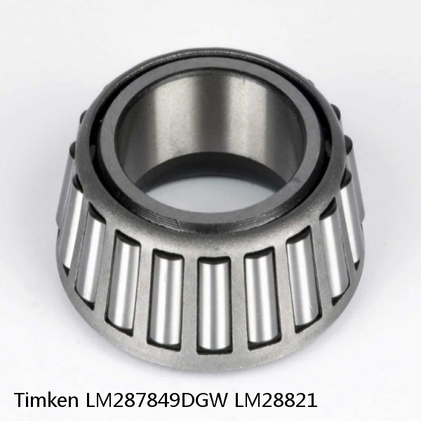 LM287849DGW LM28821 Timken Tapered Roller Bearing