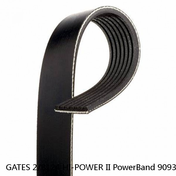 GATES 2/B124 HI-POWER II PowerBand 90932124 V-Belt - B Section, 2 Band, 127"